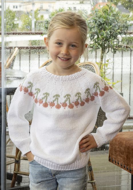 Hovedbilde 2518-2 Cherry genser barn