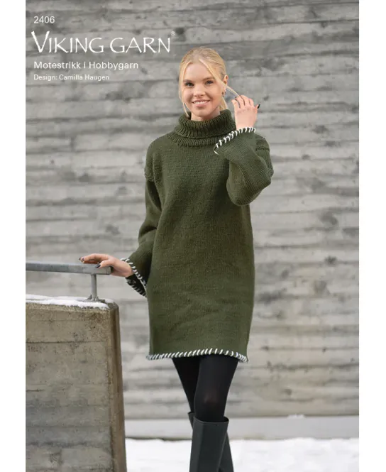 Hovedbilde Katalog 2406 Motestrikk i Hobbygarn